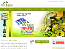 Tablet Screenshot of careolives.com